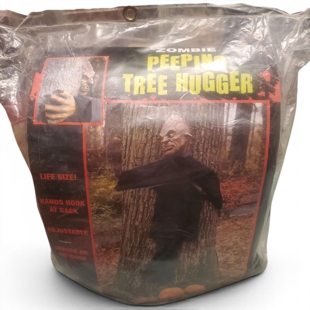 Halloween Zombie Peeping Tree Hugger Yard Decoration